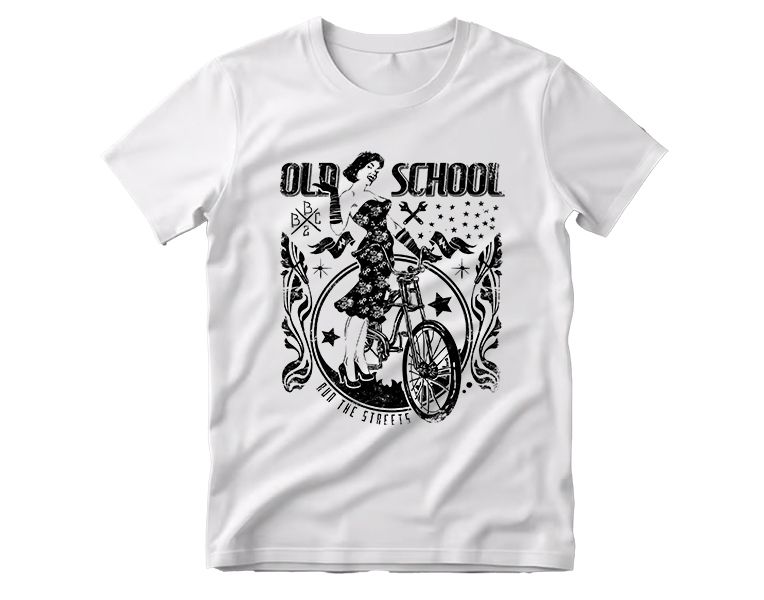 Old School Cycle Graphic T-Shirt