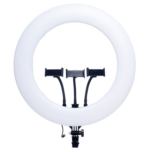 22Inch LED RingLight ,3Phone Holders/10 lighting levels(Tripod Not included