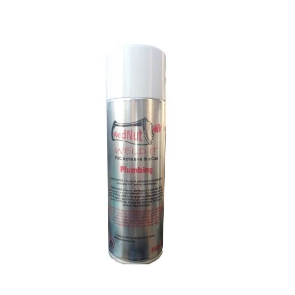 Rednut PVC Spray Adhesive Plumbing Pipes 460ml