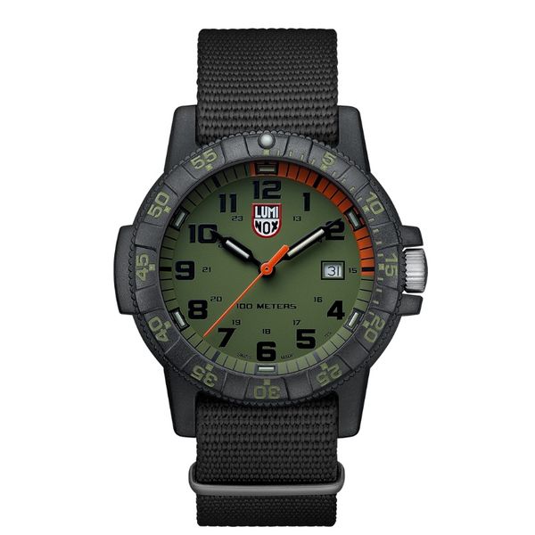 Luminox-Leatherback Sea Turtle Giant Black Nylon Mens Watch-XS.0337