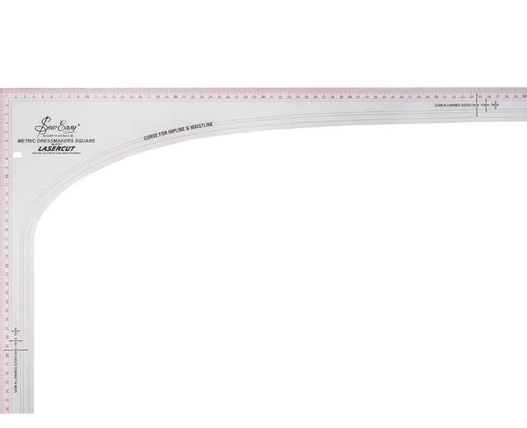 Sew Easy Dressmakers Square Ruler - 605mm x 365mm