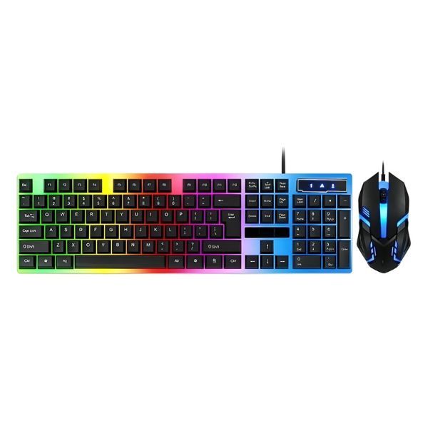 CMK158 Gaming Keyboard and Mouse Combo - RGB Backlit