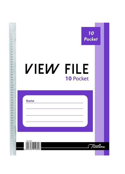 Treeline View File 10 Pocket Pack of 10