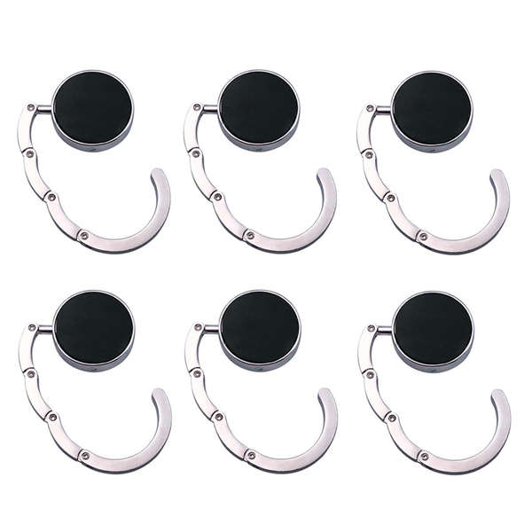 6 Pieces Fashion Bag Holder Handbag Hanger Folding Key Ring