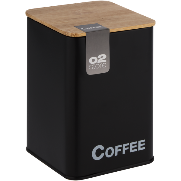 O2 Store Coffee Cannister - Black