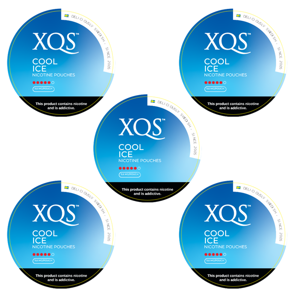XQS Nicotine Pouches - Cool Ice x 5