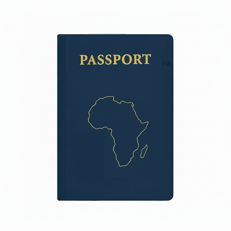 Durable Quality Fashionable Africa Continent Passport Holder Image
