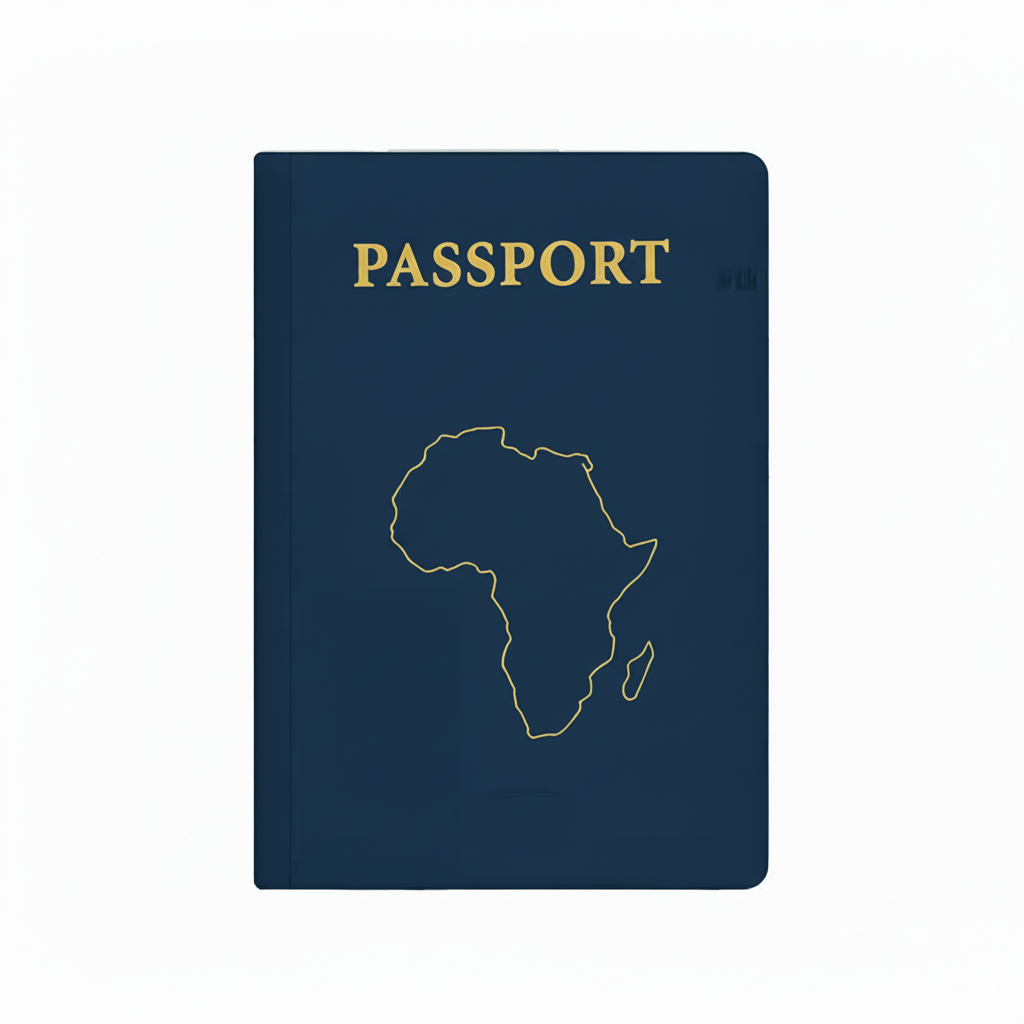Durable Quality Fashionable Africa Continent Passport Holder