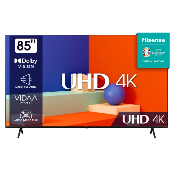 Hisense 85" A6K 4K UHD Smart TV with HDR &amp; Dolby Vision