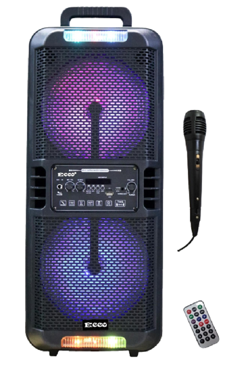 Ecco 8" Portable Karaoke Speaker Black Shop Today. Get it Tomorrow