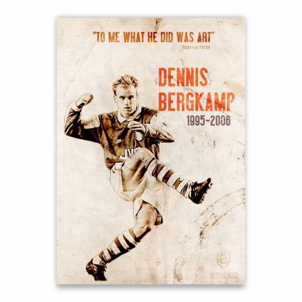 Dennis Bergkamp RVP Quote Poster - A1