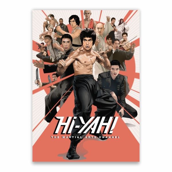 Martial Arts Masters Hi-Yah Poster - A1