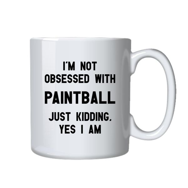 Paintball Coffee Mug - Best Paintball Players Funny Novelty Gift Idea