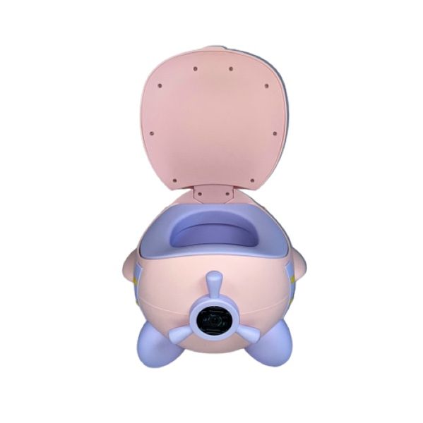 Portable Baby Aeroplane Potty Trainer - Pink