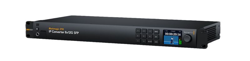 Blackmagic 2110 IP Converter 8x12G SFP