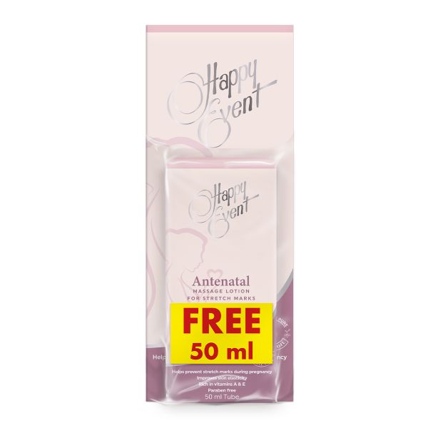 Happy Event Antenatal Massage Lotion 200ml + 50ml Value Pack