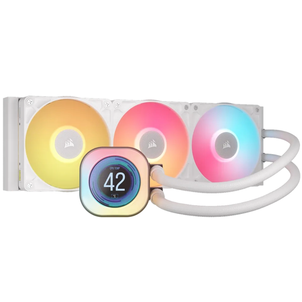 Corsair iCUE LINK TITAN RX LCD 360 mm Liquid CPU Cooler- Triple 120 mm Fans