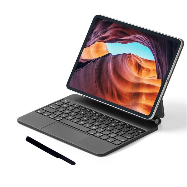 Magnetic Magic Keyboard for iPad Pro 12.9" - With Free Stylus Holder