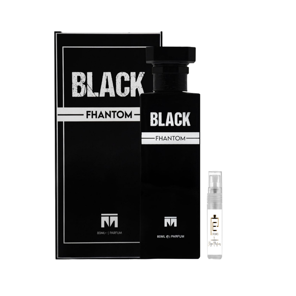 Black Fhantom 80ml EDP with Small 5ml Elegant Perfume Bottle
