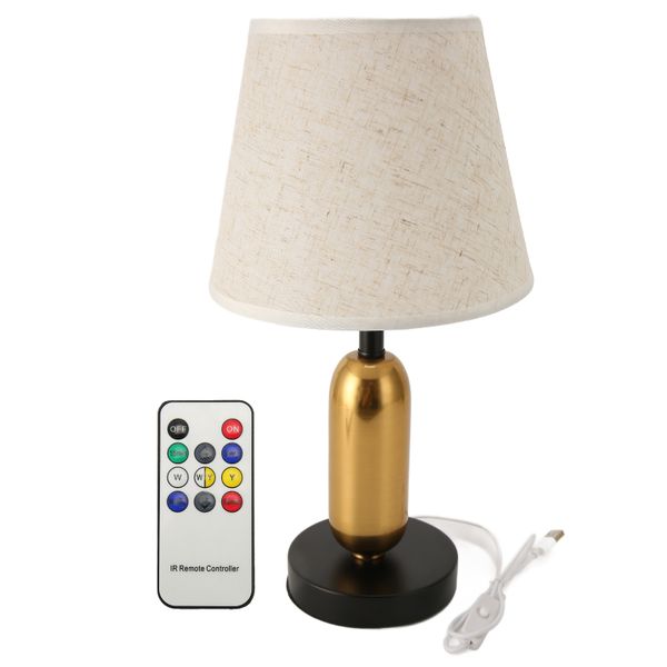 European Retro Table Lamp 3 Color Temperature Dimmable Timing Decorative