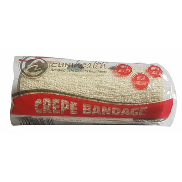 Clinihealth - Crepe Bandage 10cm x 4m x3