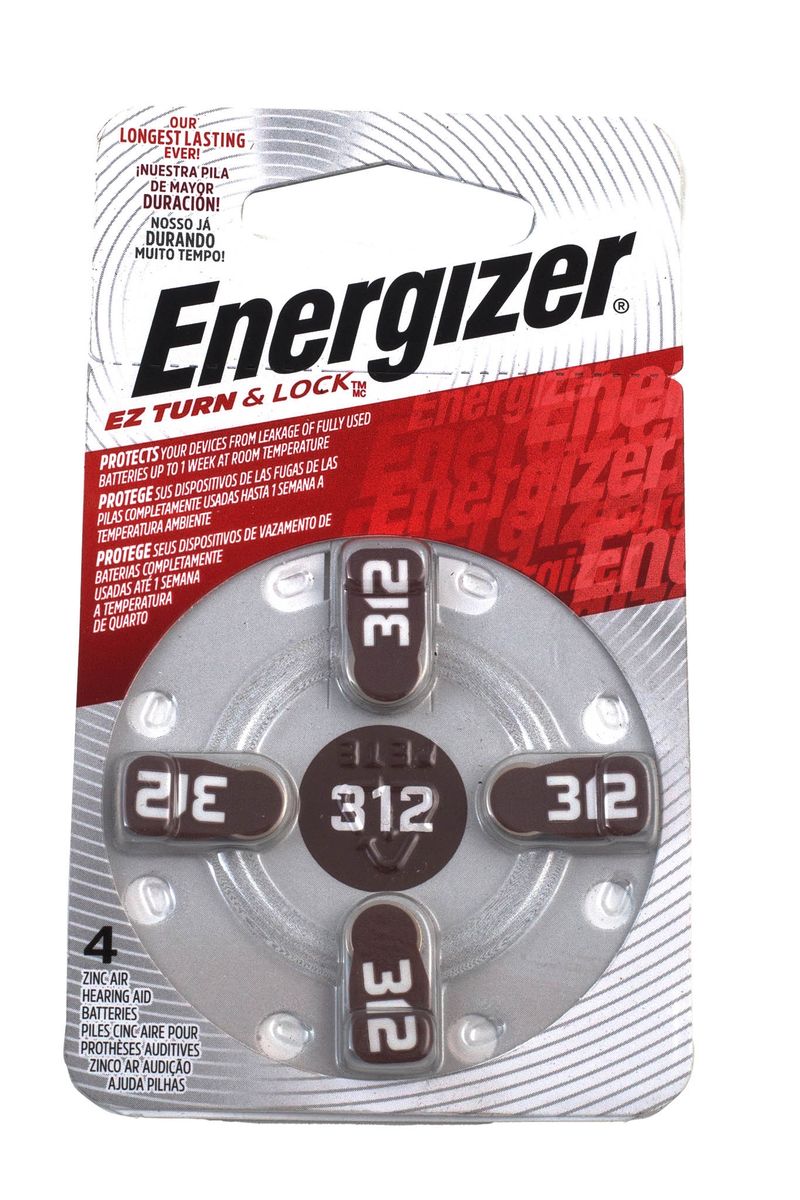 Hearing Aid Batteries Energizer Az312 2 Pack Shop Today. Get it