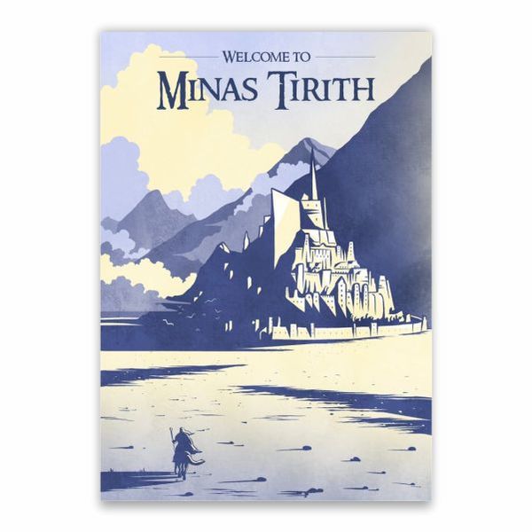 Welcome To Minas Tirith Poster - A1