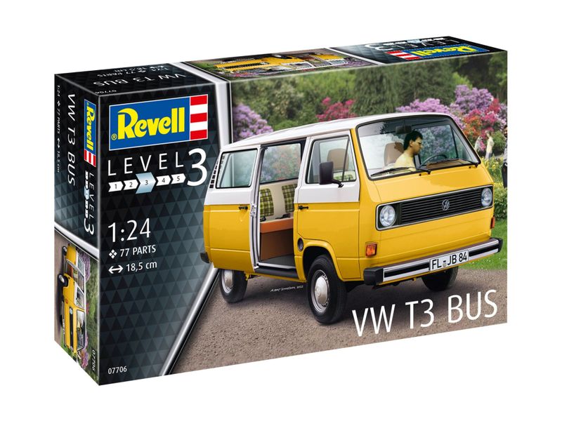 Revell 1/25 VW T3 Bus Plastic Model Kit