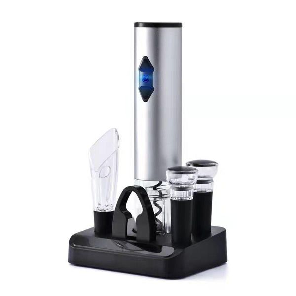 Electric Wine Opener Set with Storage Base
