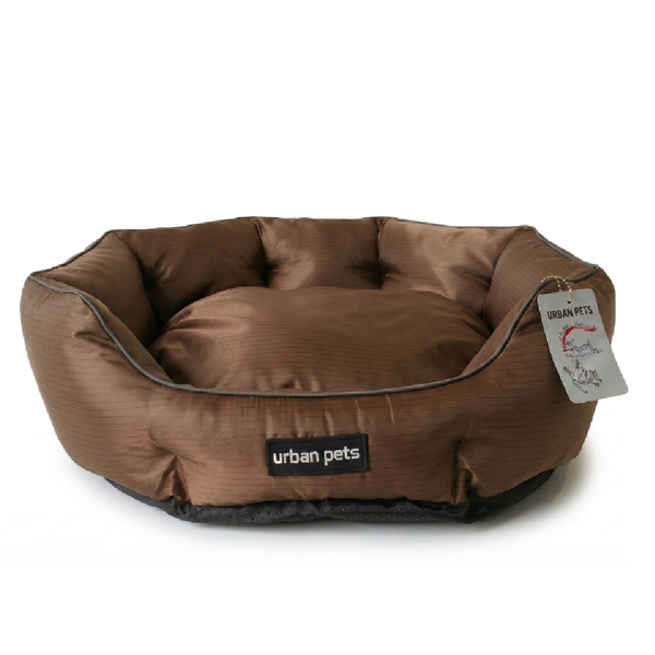 Round Water Resistant Anti-Static Pet Bed Machine Washable - Urban Pets