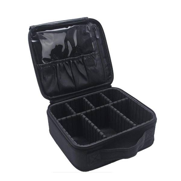 Portable Travel Makeup Organizer - Black