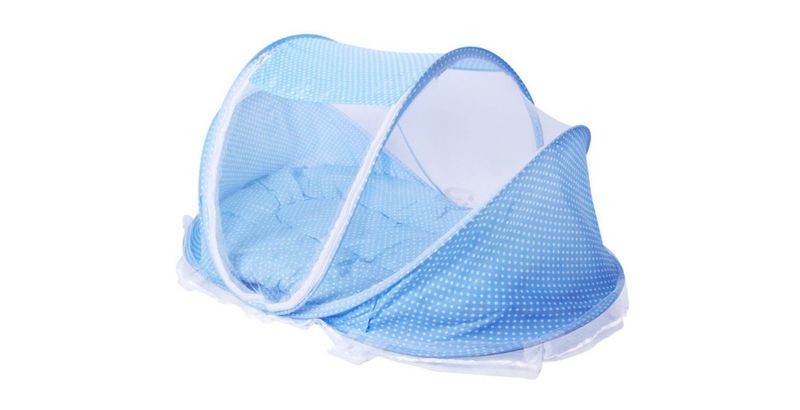 Folding Baby Mosquito Net &amp; Sleeping Tent - Blue