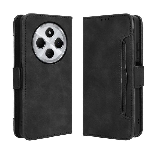 Multi Card Groove Leather Phone Case Compatible With Samsung Galaxy M15