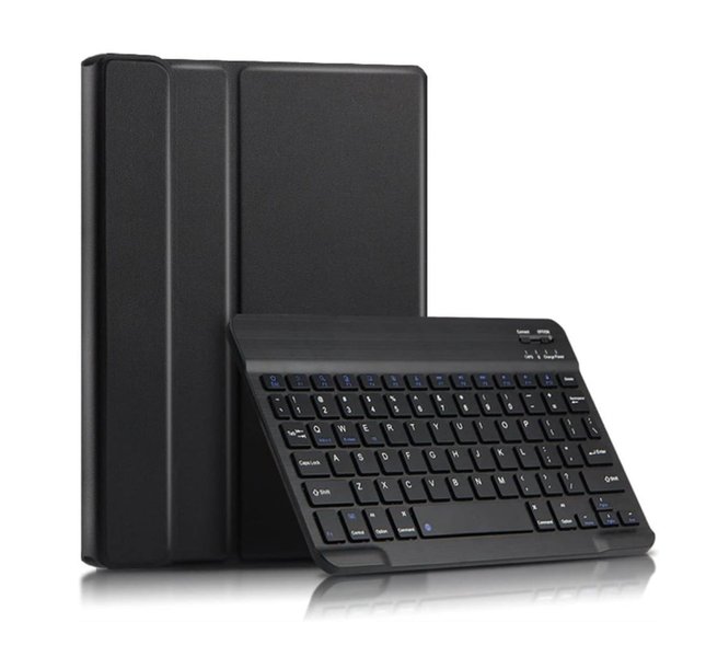Bluetooth Keyboard Case Compitable With Samsung A9plus 11" - Black