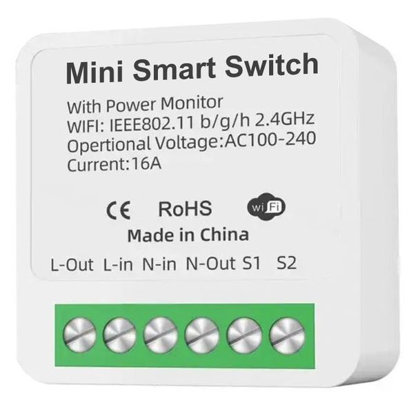 Smart Home - Smart Life / TUYA WiFi Mini DIY 16A Smart Switch