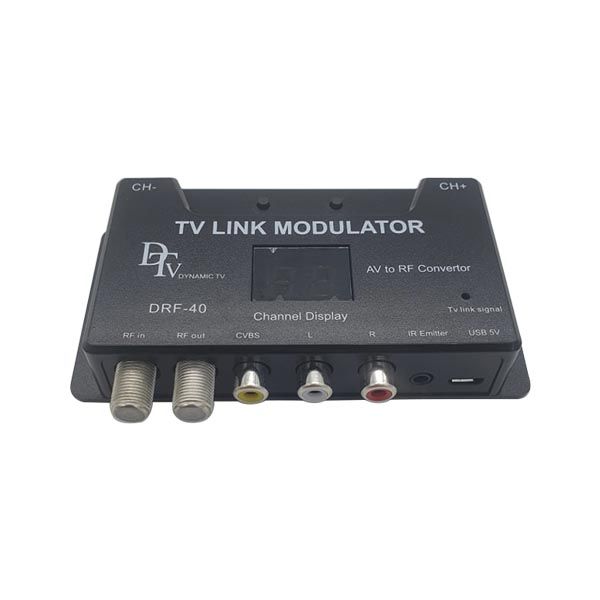DTV TV Link Modulator: AV to RF &amp; IR Extender (DRF-40)