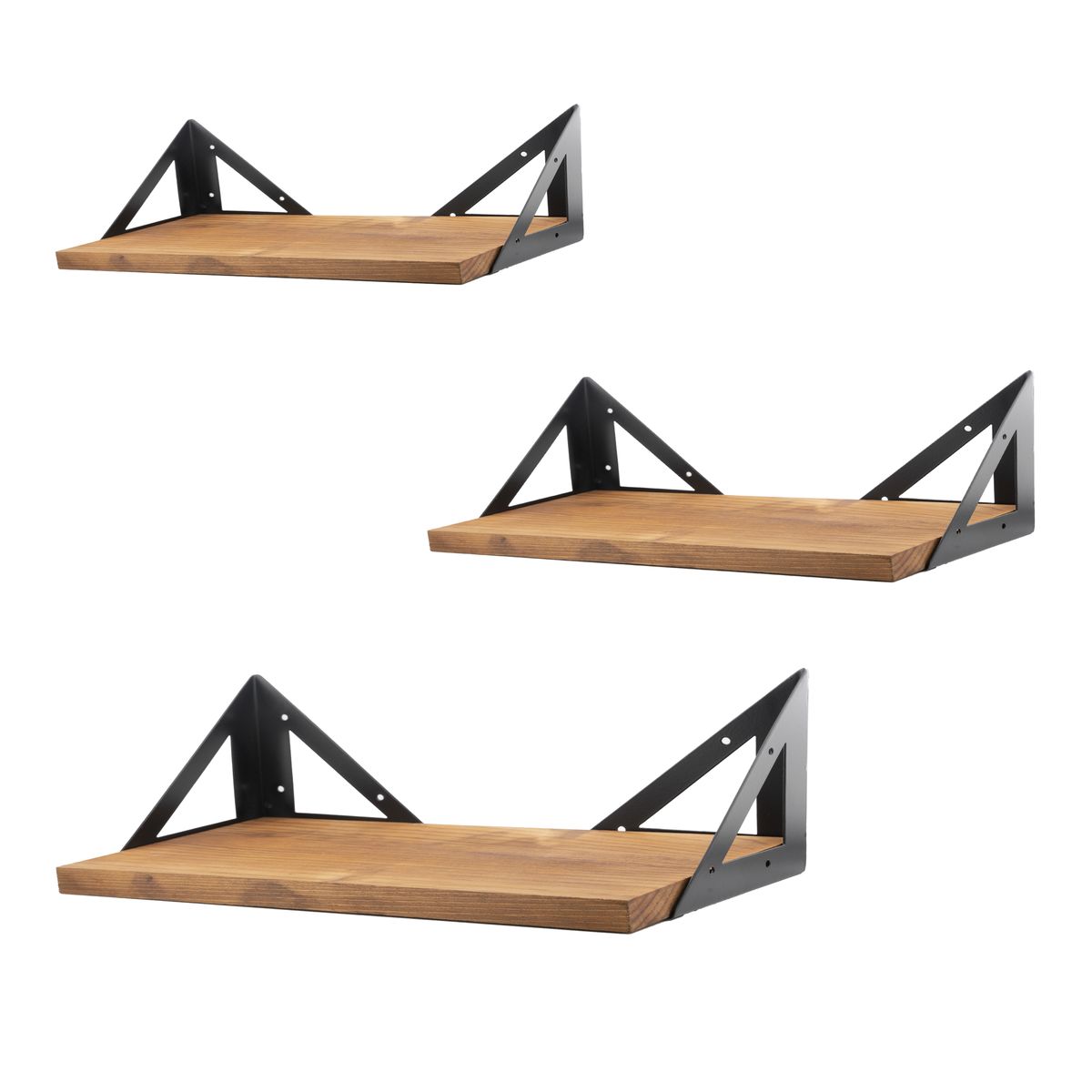 Wooden Floating Shelves & Ledges for Art Collectors - Modern Home Decor