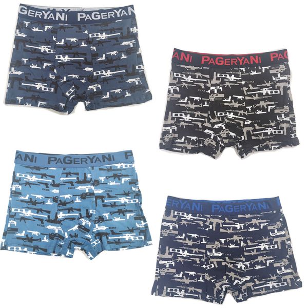 4 x Ecowear Bamboo Boxers For Men Men's Boxers Underwear - Gun