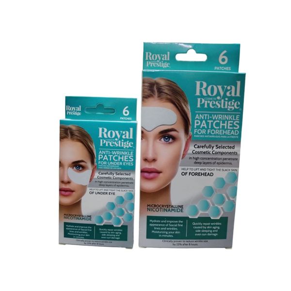 Anti-Wrinkle Patches Under Eye &amp; Forehead Reduce Fine Lines &amp; Puffiness