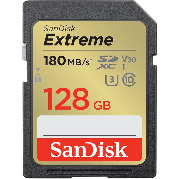 SanDisk Extreme SD UHS-I Card 128GB