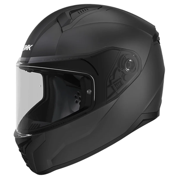 SMK Bionic Youth Matte Black Helmet MA200