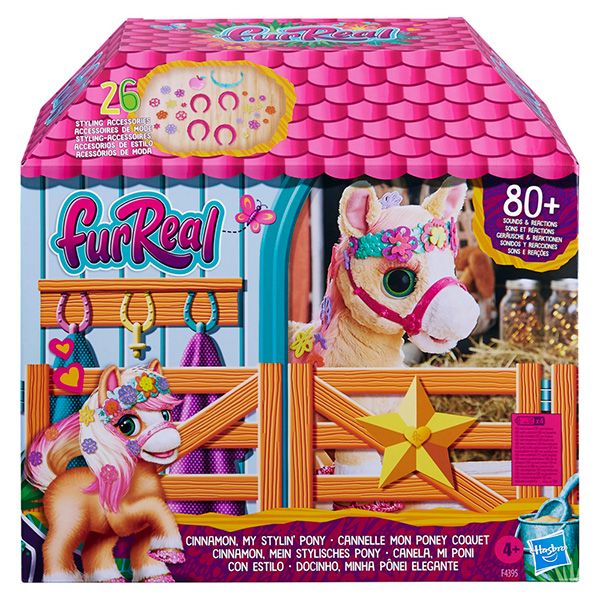 FurReal Cinnamon My Stylin’ Pony Toy - 14-Inch Electronic Pet Toy F4395
