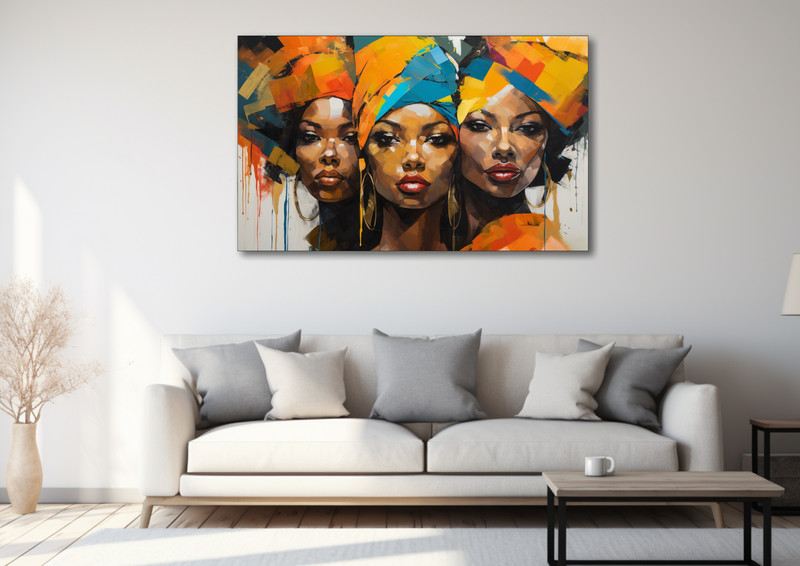 Canvas Wall Art -Women in Art Abstract - HD0022