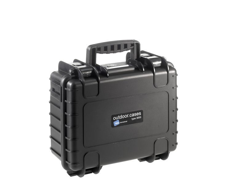 B&amp;W Intl. Outdoor Case 3000 With Foam - Black
