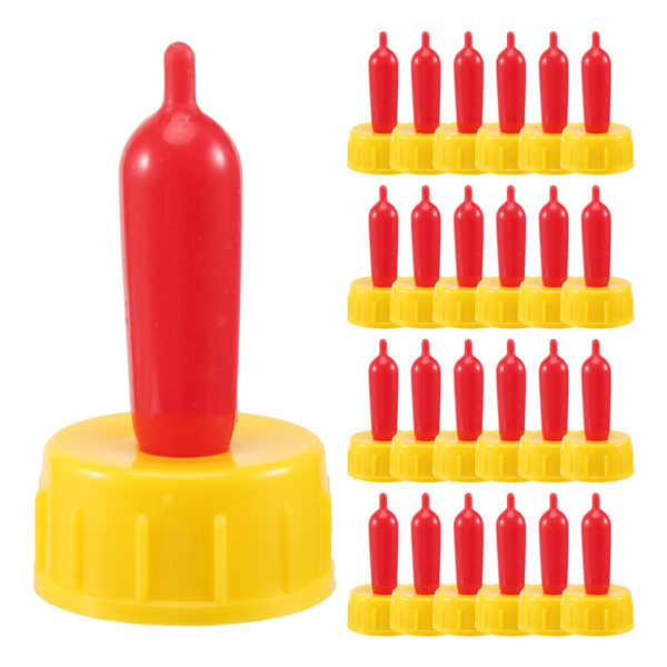 25 Pieces Pritchard Nipples for Nursing Lambs and Goat Kids