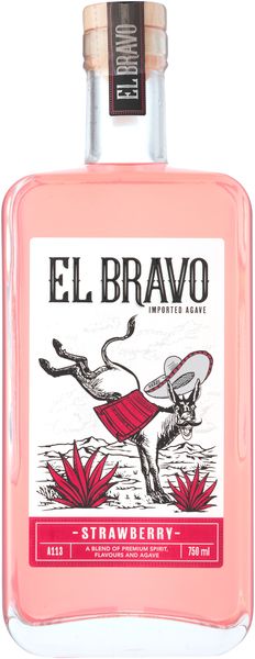 El Bravo Strawberry- Imported Agave