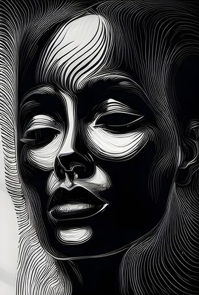 Abstract Faces And Figures3 image