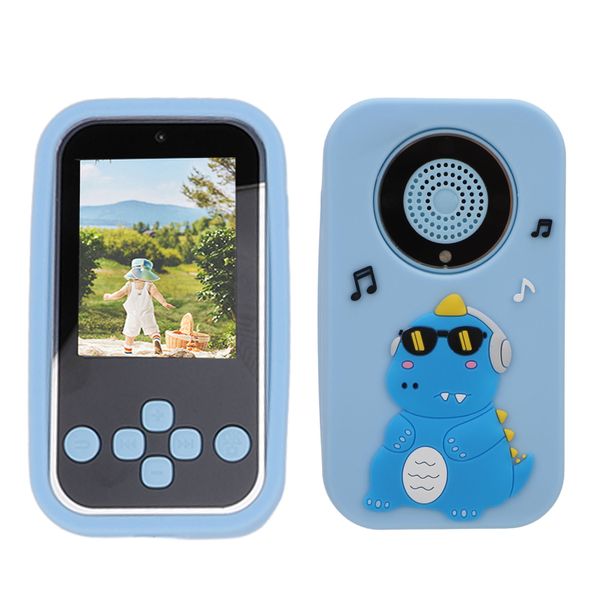 96MP Digital Camera, 2.4" Display, Dual Lens, MP3 Player, E-Books, Blue