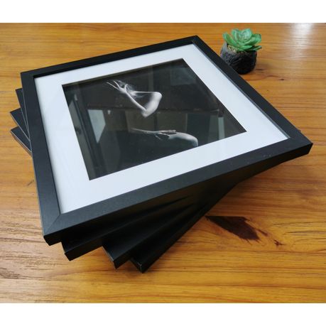 Picture Frame With Recess Effect Photo Frame White Inner Border