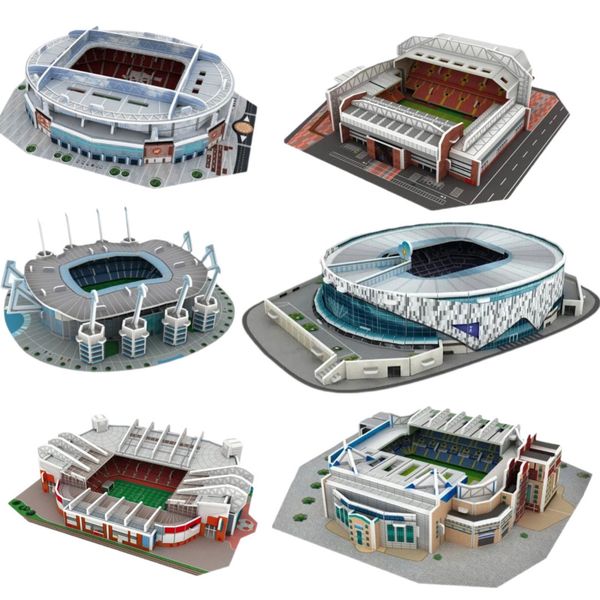 EPL 3D Stadium Puzzle Bundle Pack - 6 Pack
